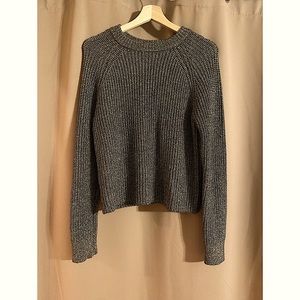 Banana Republic Silver Golden Shimmer Sweater Size Medium